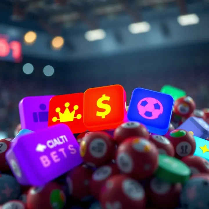 Colorful digital icons representing different types of welcome bonuses like cashback and free bets