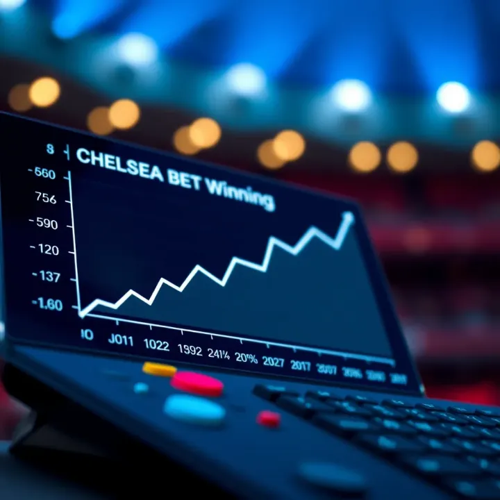 Graph illustrating betting stake influence on potential winnings in online sports betting