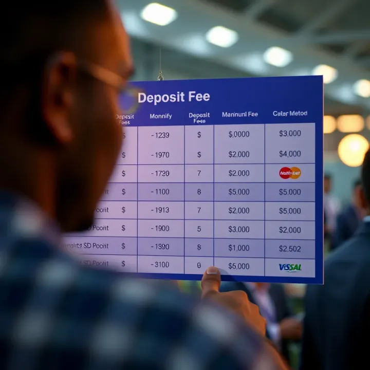Comparison chart illustrating deposit fees of Monnify versus other payment methods on ChelseaBet