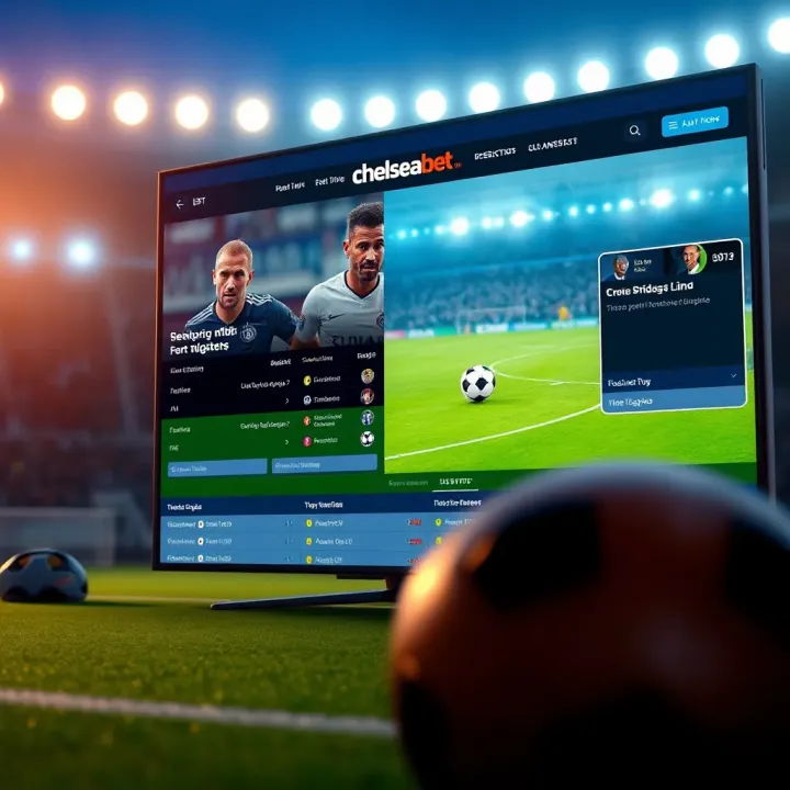 User interface of Chelseabet ES Live showcasing live sports betting options and real-time match updates