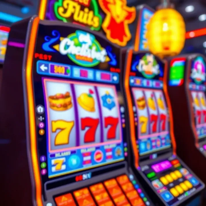 Colorful Chelseabet slot machine with vibrant symbols and jackpot icons