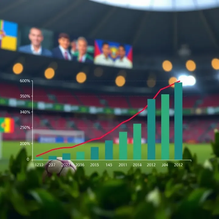 Graph illustrating the economic impact of sports betting industry including ChelseaBet on Zambia's local economy