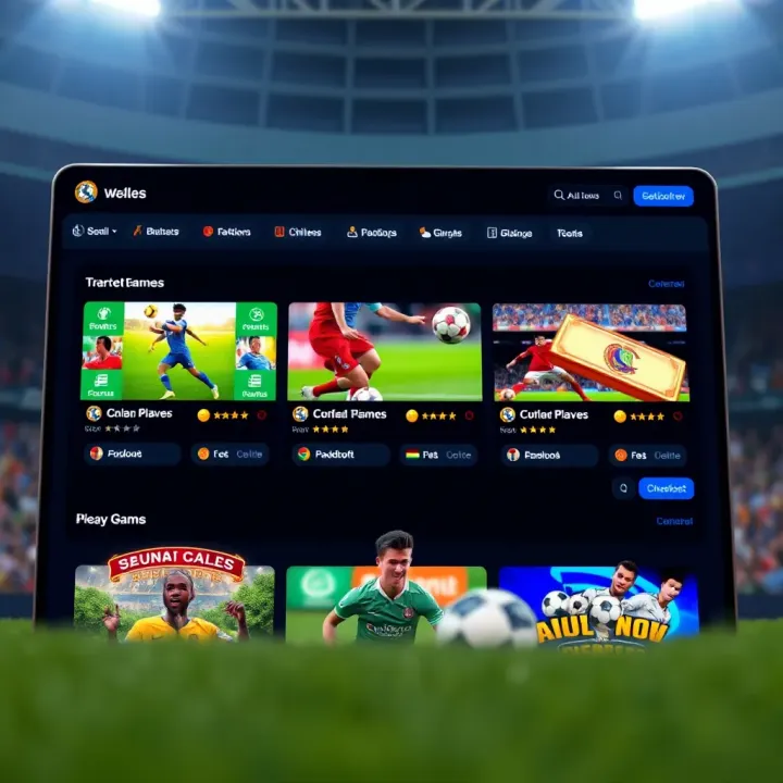 Screenshot of Chelseabet platform showcasing various online betting games available for Nigerian players