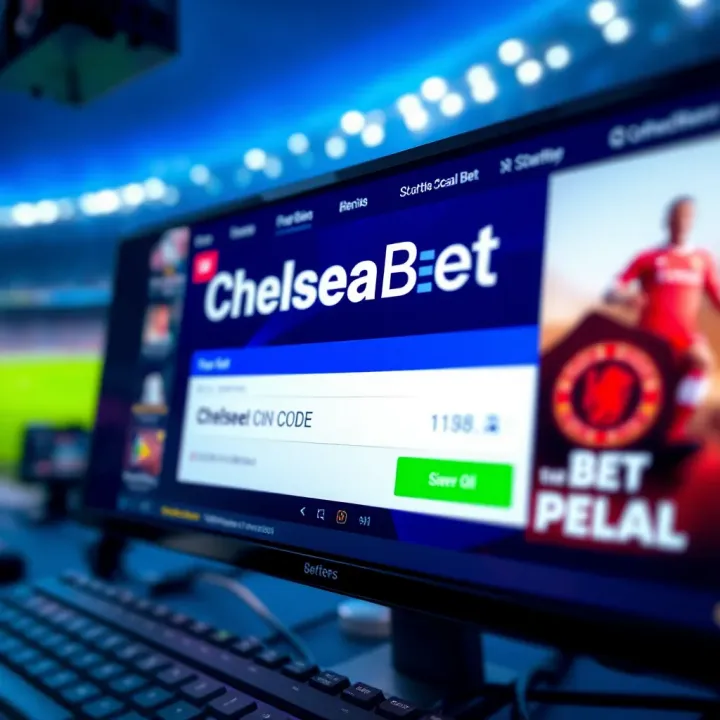 Entering ChelseaBet Promo Codes on Betting Platform Screenshot of ChelseaBet promo code entry on betting platform interface
