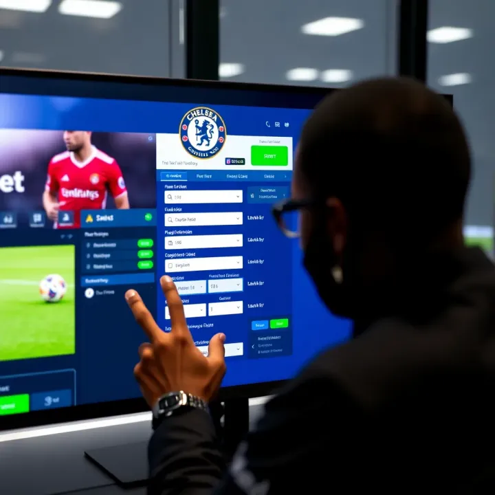 User entering registration details on ChelseaBet platform