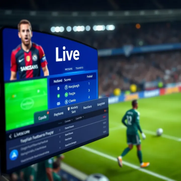 Live football match scores on ChelseaBET Zoom platform for Nigerian fans