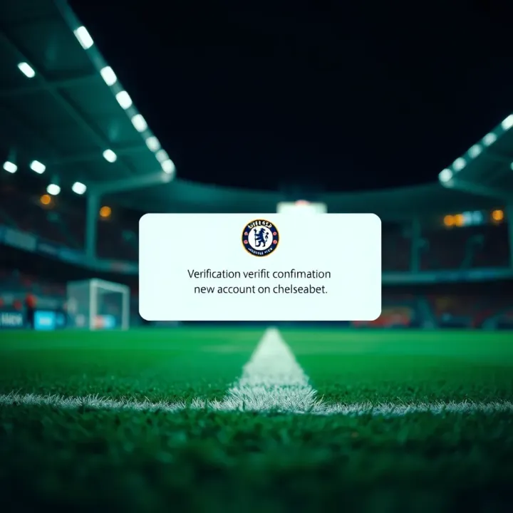 Verification confirmation message on Chelseabet platform