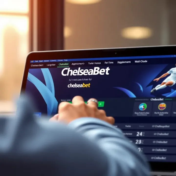 A user entering a promo code on the ChelseaBet website interface