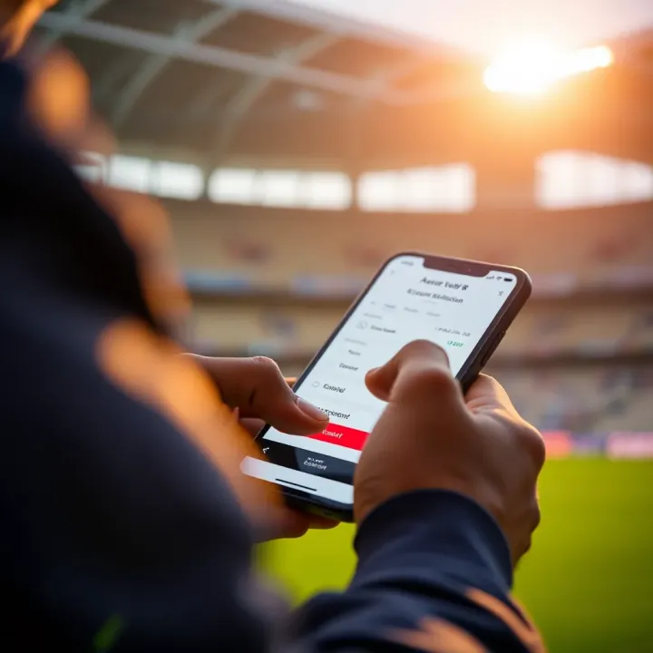 User verifying account details on a mobile device for safe withdrawal