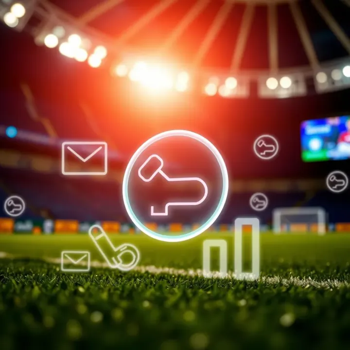 Digital payment icons representing secure and convenient transaction methods for online sports betting
