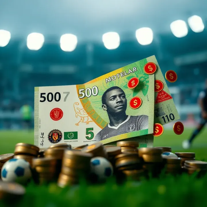 Illustration of Nigerian currency with symbols representing safe and profitable betting