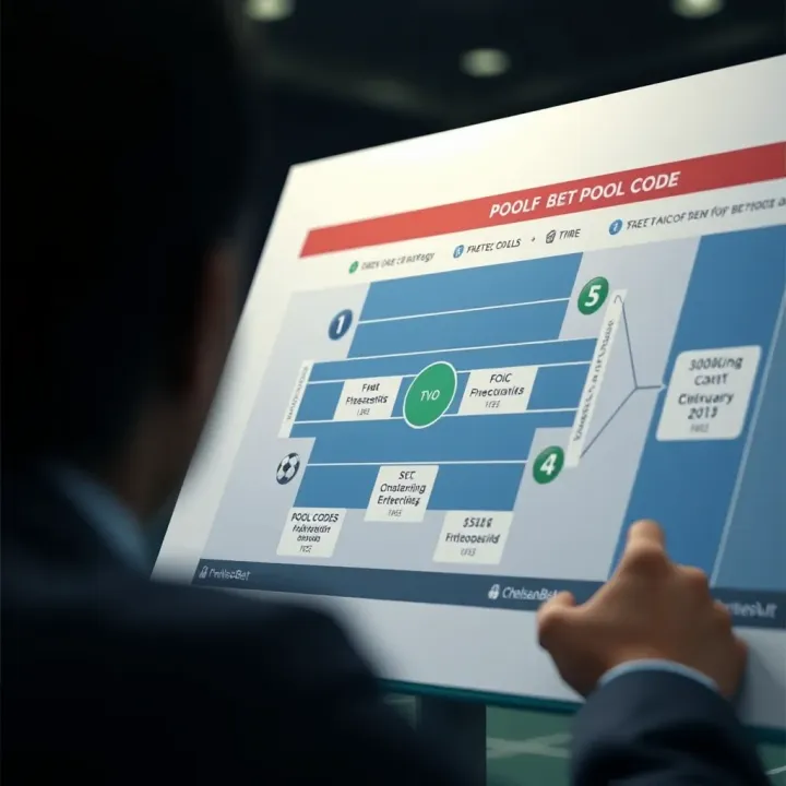 Diagram illustrating how pool code influences betting strategy on ChelseaBet
