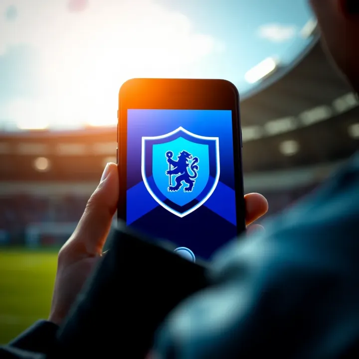 Illustration of smartphone with shield symbol representing secure betting experience