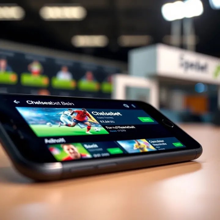 A vibrant sports betting interface displaying football and basketball options on a mobile device